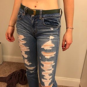 American Eagle artist crop jeans :)